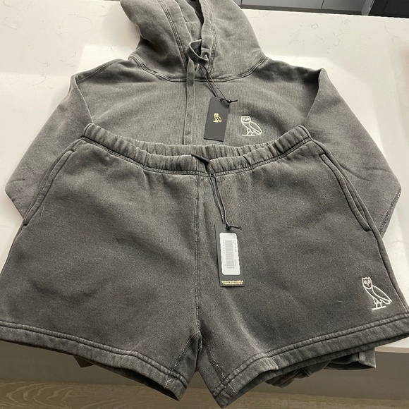 Authentic OVO Matching Set in Gray Wash - Picture 1 of 4